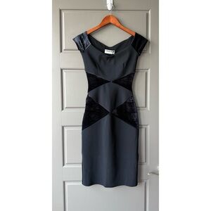 Chiara Boni black midi dress size 38 us 2